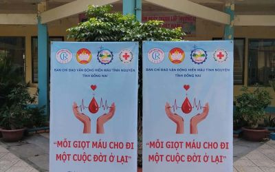 Chương trình hiến máu tình nguyện tại trường