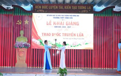 LỄ KHAI GIẢNG NĂM HỌC 2026 – 2027 | TRƯỜNG THPT VĨNH CỬU