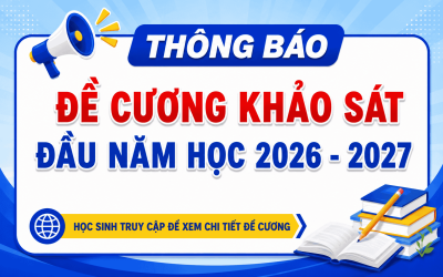 ĐỀ CƯƠNG KHẢO SÁT ĐẦU NĂM