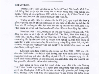 KH chiến lược phát triển 2022-2027