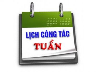 Lịch công tác tuần 38 (từ ngày 20/05/2024 – 25/05/2024)