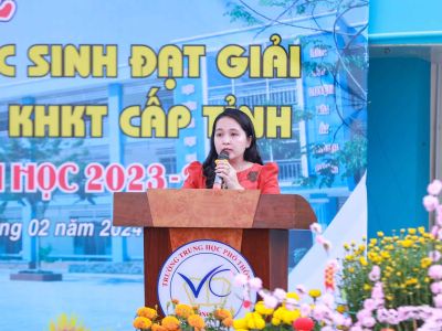 LỄ TUYÊN DƯƠNG HỌC SINH ĐẠT GIẢI CẤP TỈNH NĂM HỌC 2023-2024 