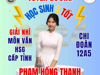 CHÚC MỪNG HỌC SINH 3 TỐT NĂM HỌC 2023 - 2024