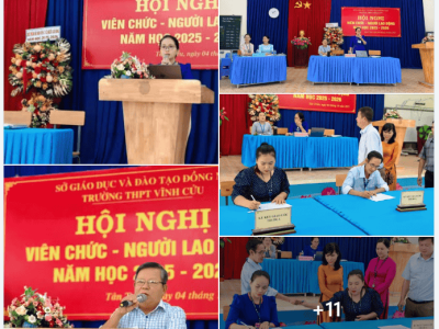HỘI NGHỊ VIÊN CHỨC – NGƯỜI LAO ĐỘNG NĂM HỌC 2025–2026