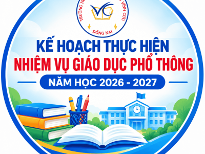 KẾ HOẠCH THỰC HIỆN NHIỆM VỤ GIÁO DỤC NĂM HỌC 2026-2027