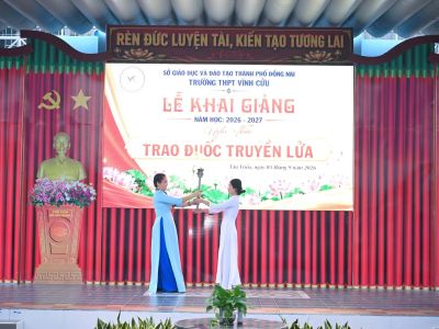 LỄ KHAI GIẢNG NĂM HỌC 2026 – 2027 | TRƯỜNG THPT VĨNH CỬU