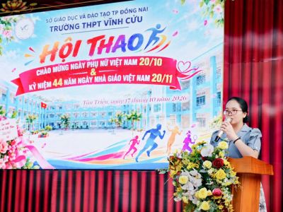 TRƯỜNG THPT VĨNH CỬU: TRI ÂN PHÁI ĐẸP – LAN TỎA NIỀM VUI, KẾT NỐI YÊU THƯƠNG